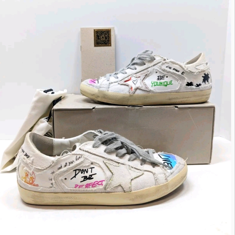 Women's Golden Goose Super Star Dream Makers Collection Sneakers